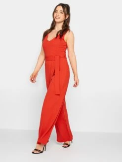 PixieGirl Petite Orange Scuba Side Stripe Jumpsuit -RIVE IS Clothing Shop VSFXS SQ3 0000000198 ORANGE MDo