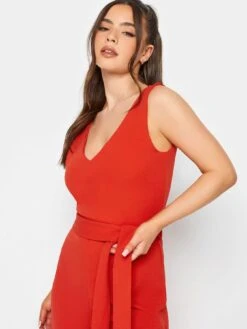 PixieGirl Petite Orange Scuba Side Stripe Jumpsuit -RIVE IS Clothing Shop VSFXS SQ4 0000000198 ORANGE MDd