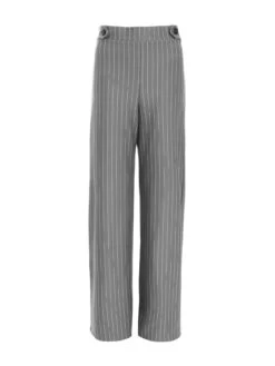 Quiz Grey Pinstripe Palazzo Trousers 11 Quiz Grey Pinstripe Palazzo Trousers -RIVE IS Clothing Shop VSIYA SQ4 0000000005 GREY MDd